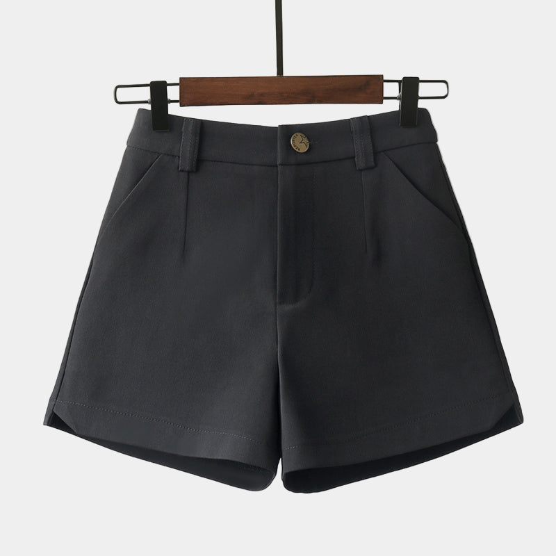 High-Waist Slim Pants