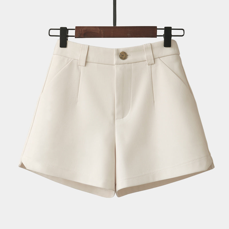 High-Waist Slim Pants