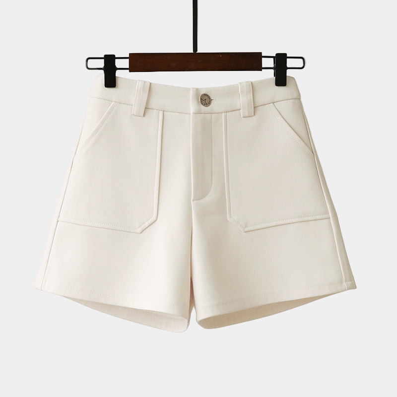 High-Waist Slim Pants