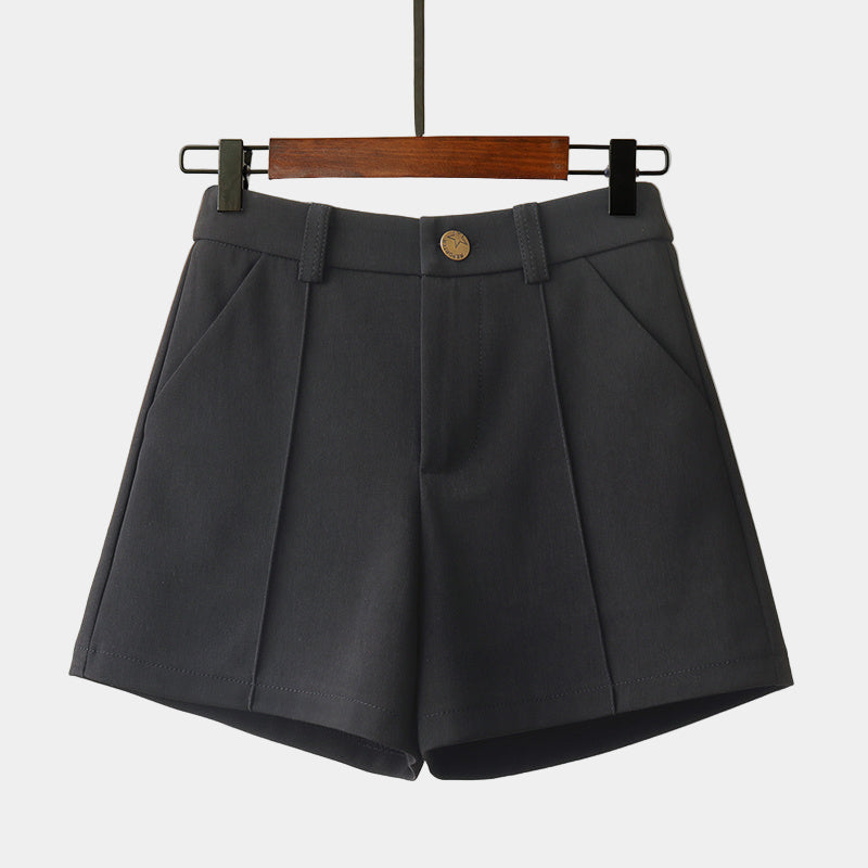 High-Waist Slim Pants