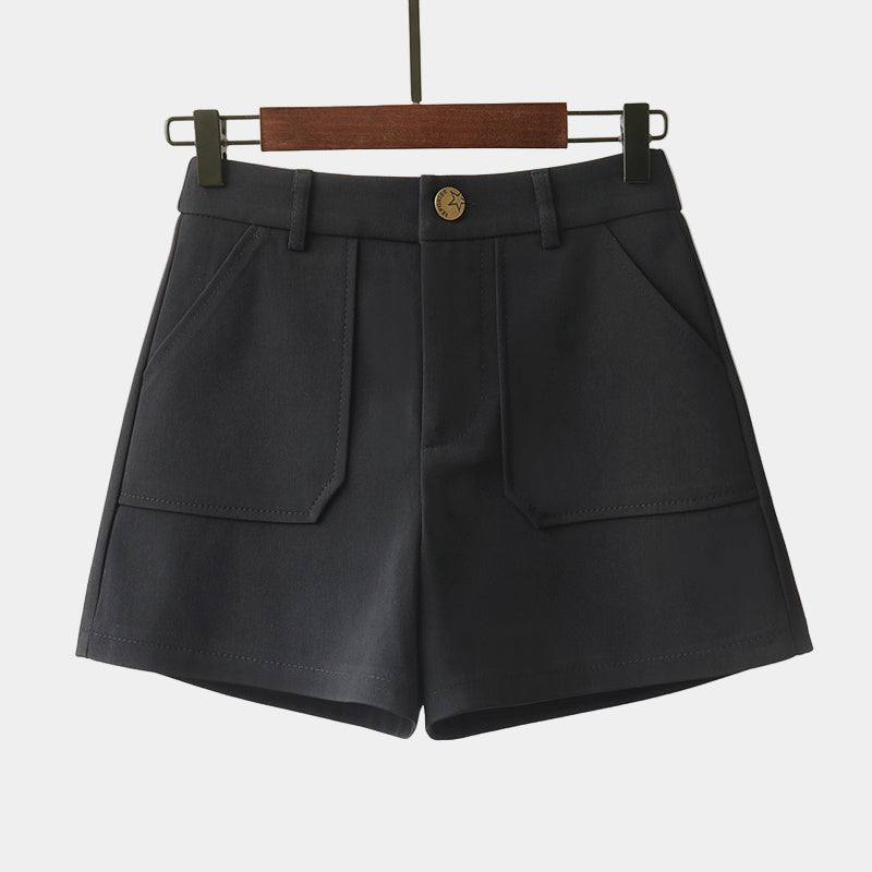 High-Waist Slim Pants