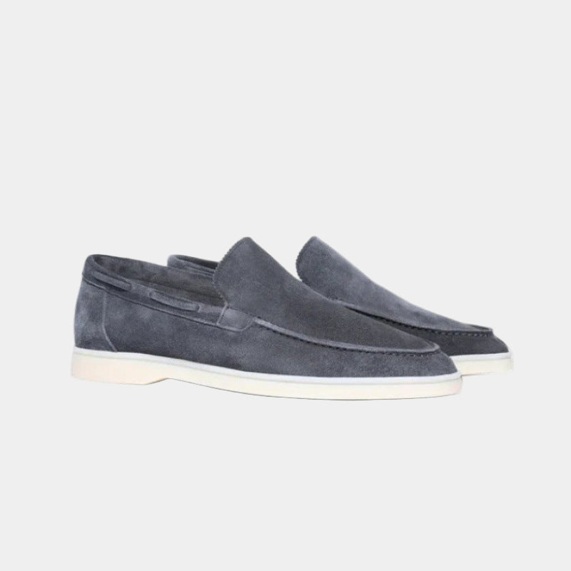 Suede Slip-On Loafers