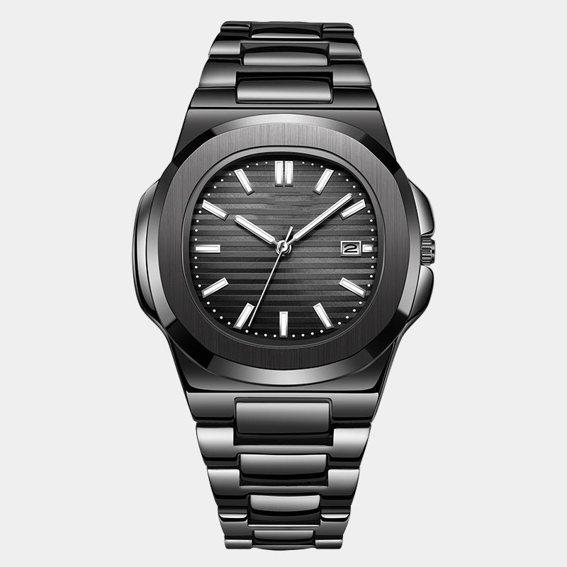 Luminous Calendar Steel Watch