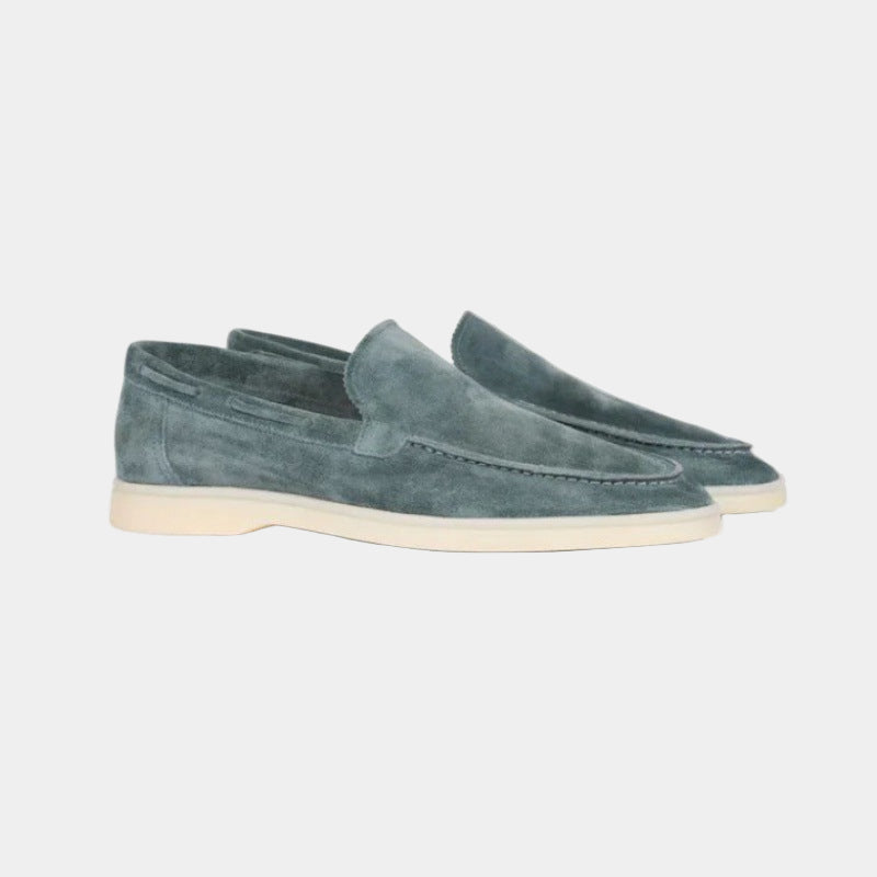 Suede Slip-On Loafers