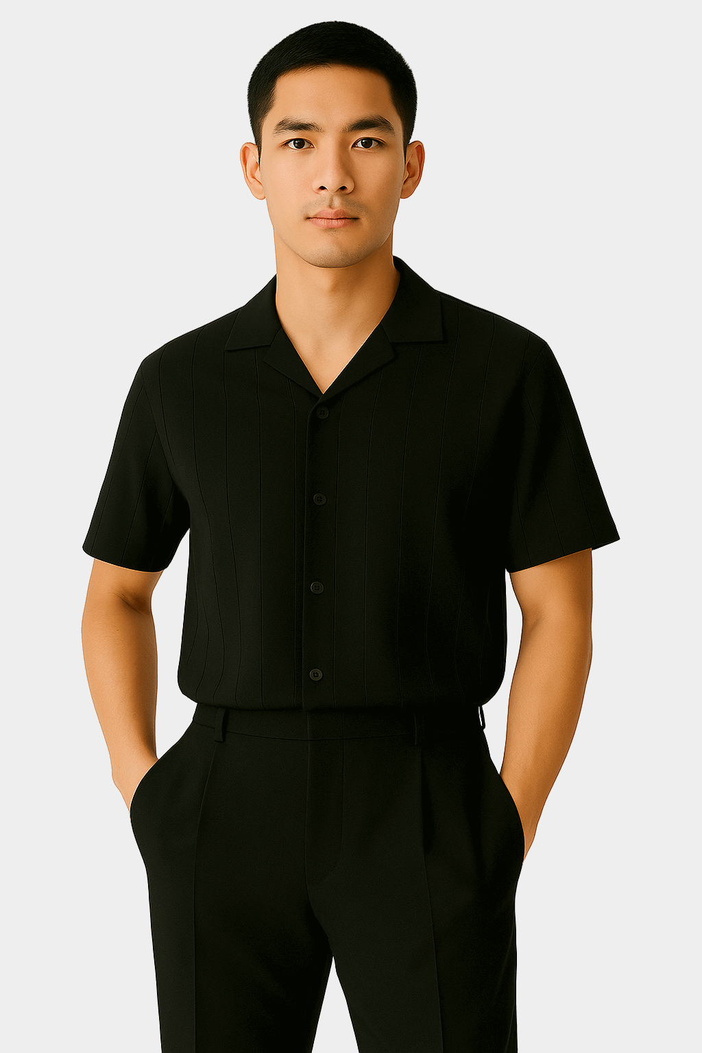 Linen Half-Sleeve Shirt