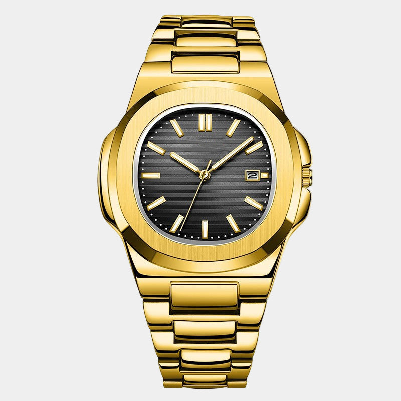 Luminous Calendar Steel Watch