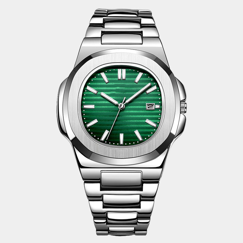 Luminous Calendar Steel Watch