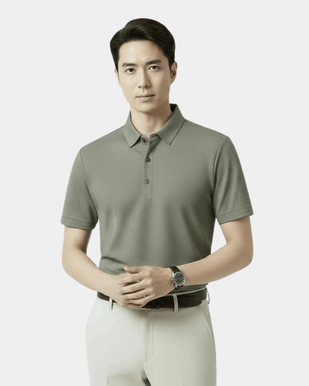 Tailored Polo-Collar Shirt