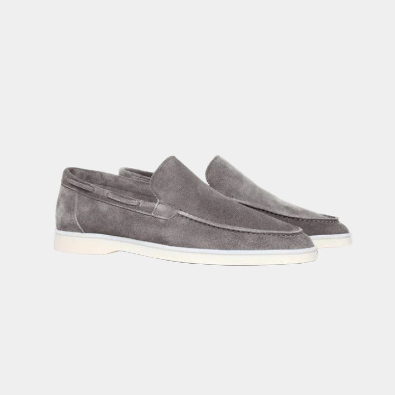 Suede Slip-On Loafers