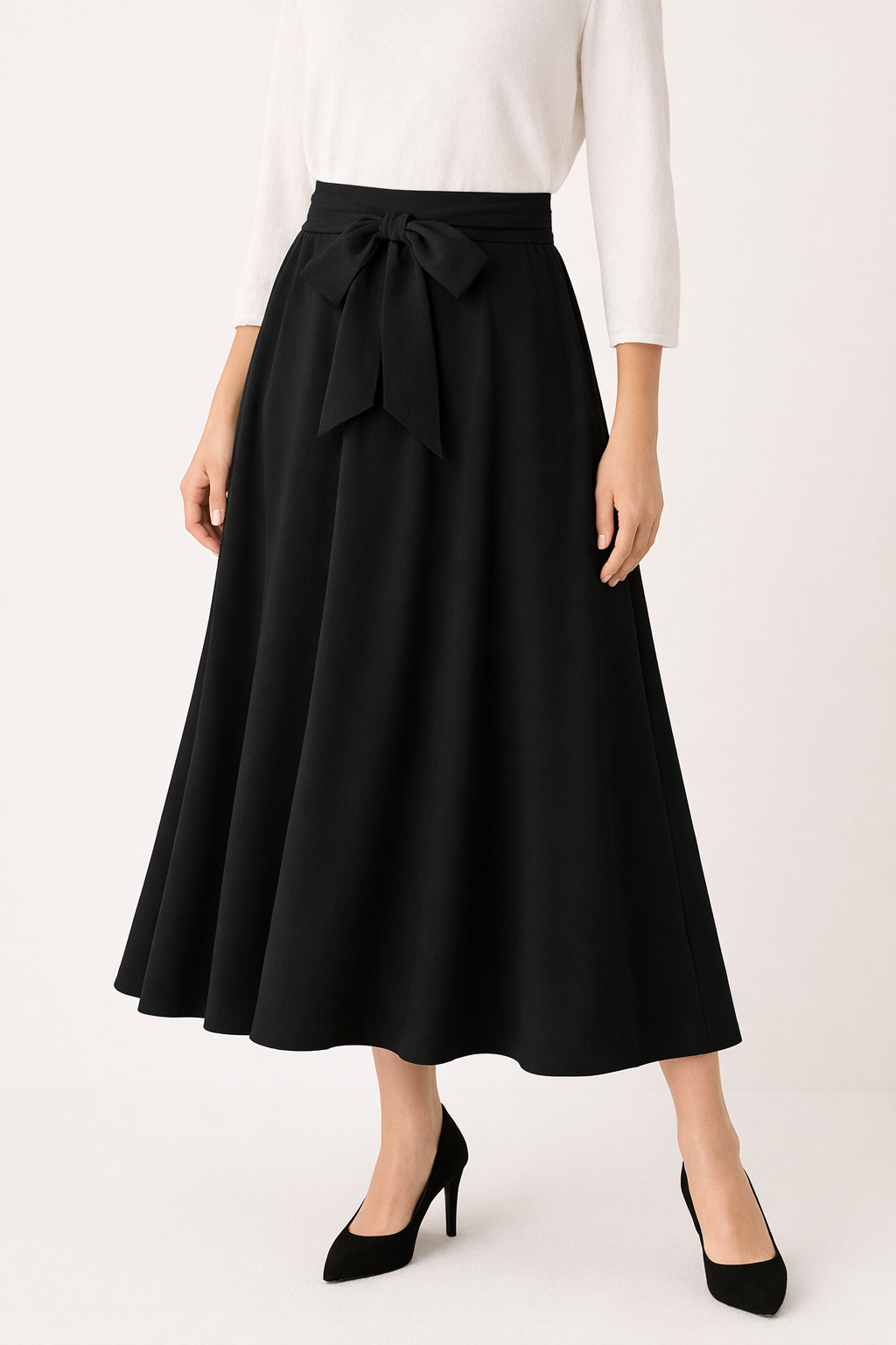Langley Lace-Up Skirt