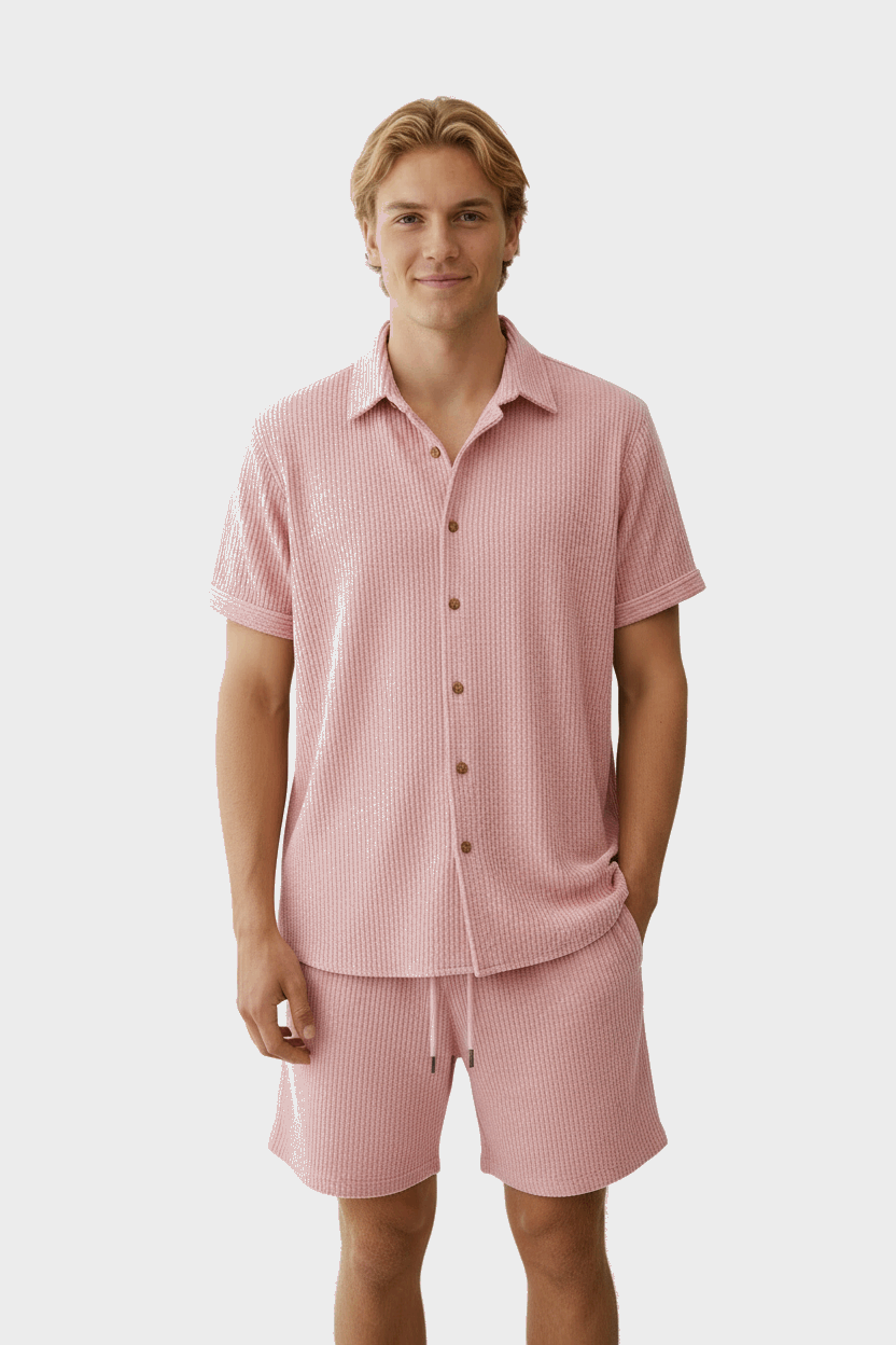 Plaid Short-Sleeve Shirt