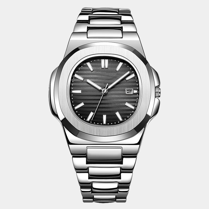 Luminous Calendar Steel Watch