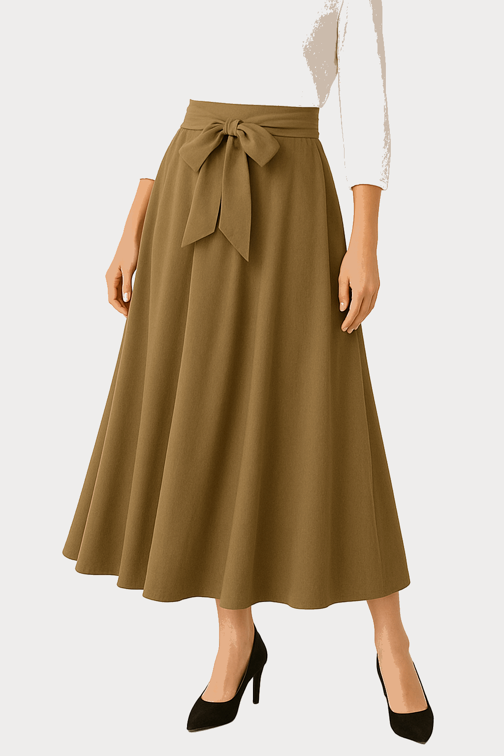 Langley Lace-Up Skirt