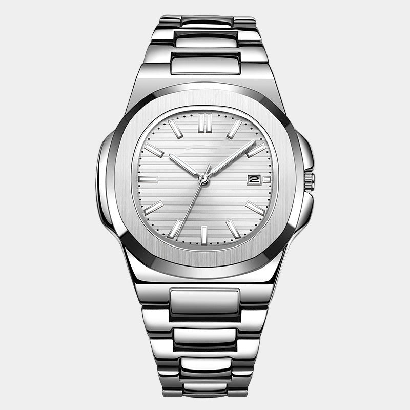 Luminous Calendar Steel Watch