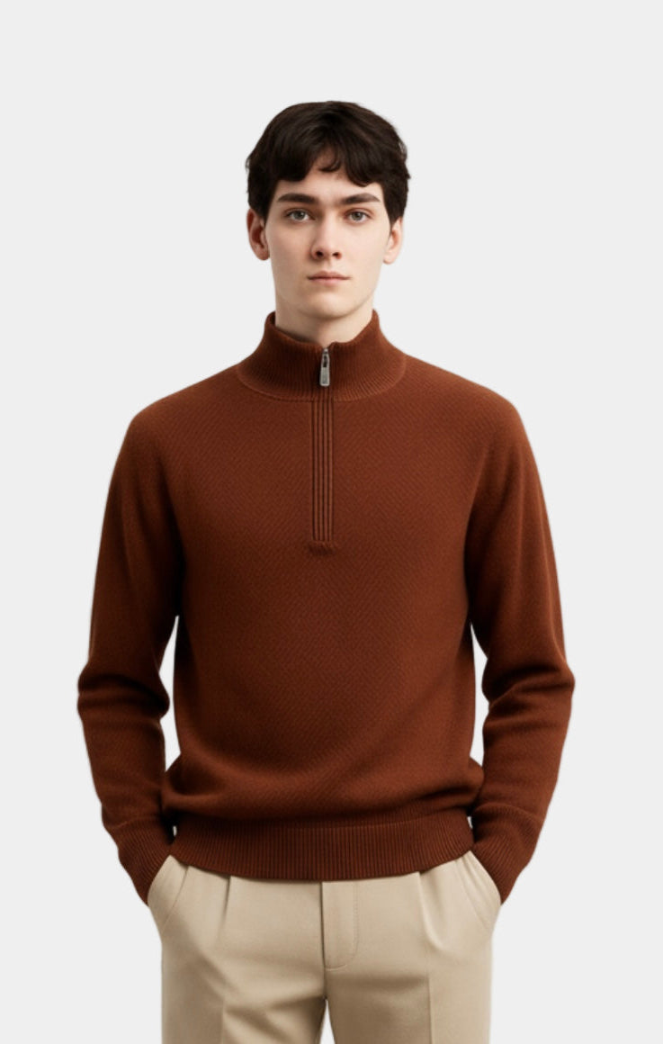Men’s Thick Pure Wool Sweater