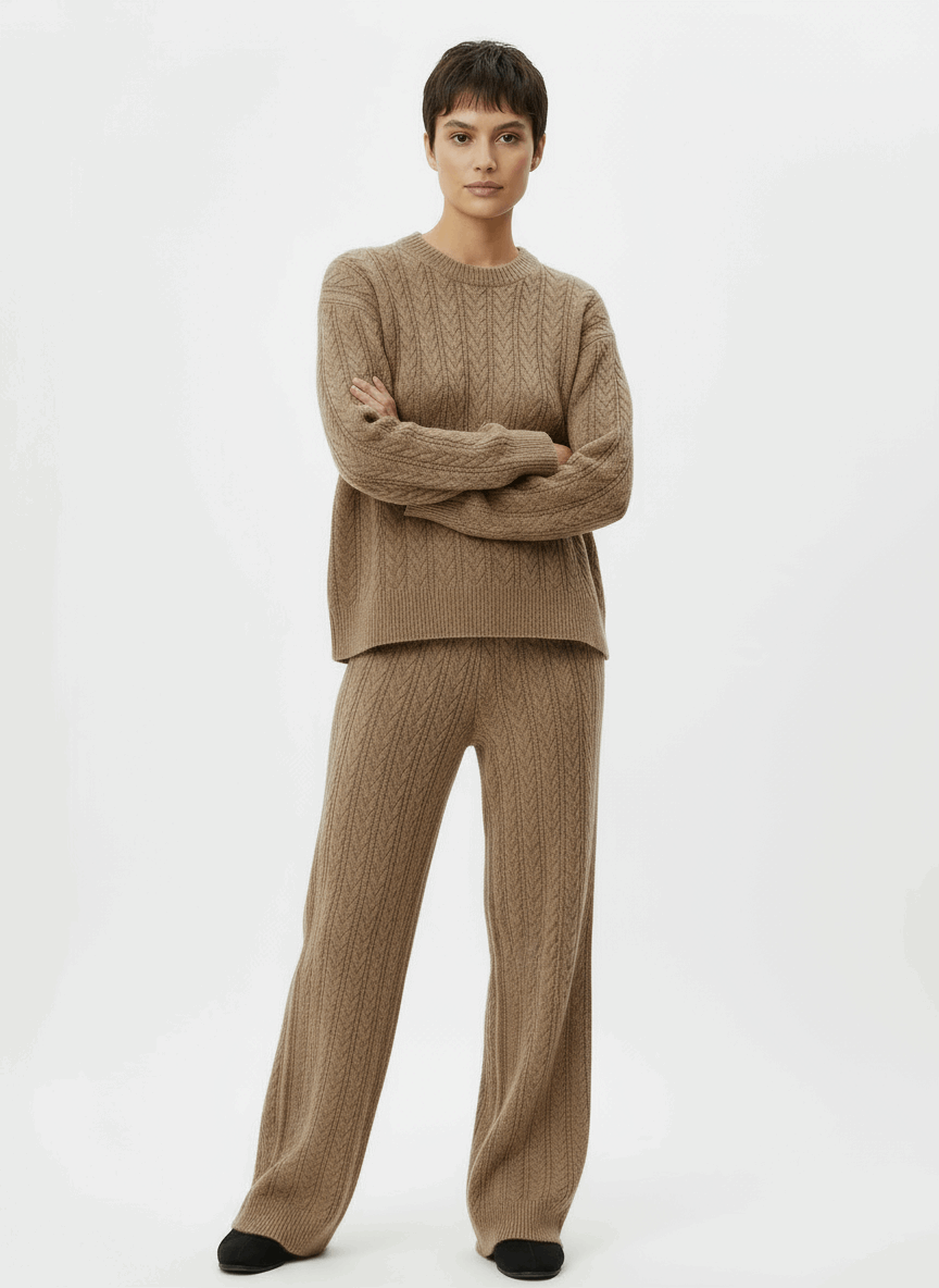 Women’s Wool Sweater & Pants Set
