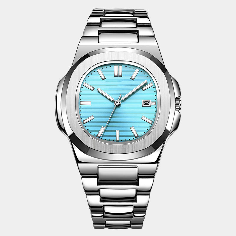 Luminous Calendar Steel Watch