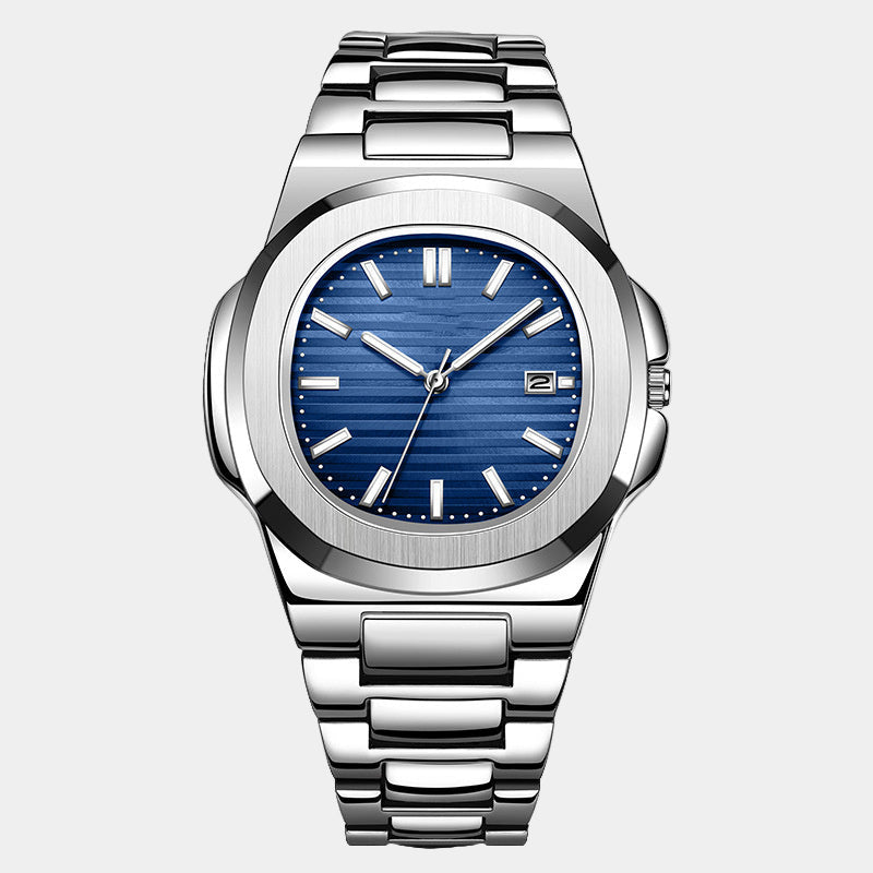 Luminous Calendar Steel Watch